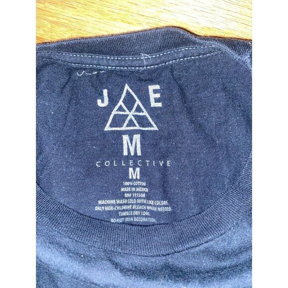 JEM Collective Men's graphic pattern cotton short sleeve crew neck t-shirt sz M - Picture 8 of 8